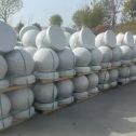 宝鸡 白麻花岗岩石材圆球，石球，挡车球，隔离球，景观石球，风水球等