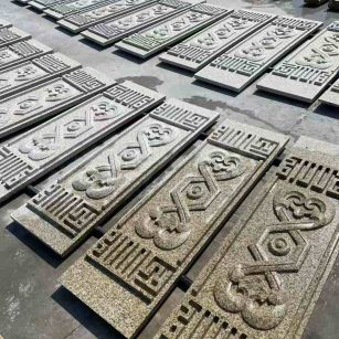 宝鸡 黄金麻花岗岩外墙雕刻板