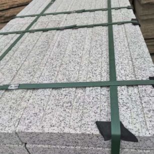 宝鸡 白麻花岗岩直行盲道石，盲条，地铺石