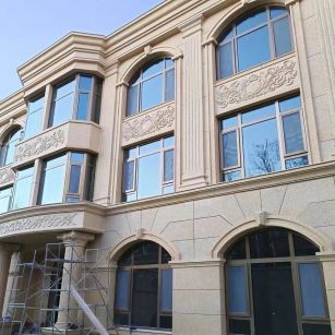 宝鸡 黄金麻花岗岩别墅外墙干挂