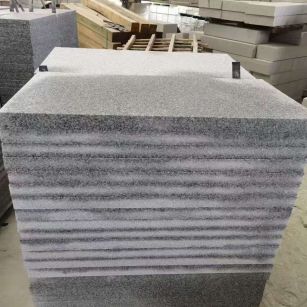 宝鸡 芝麻白5公分火烧地铺成品，900*400，规格可定制