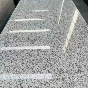 宝鸡 白麻花岗岩光面毛板