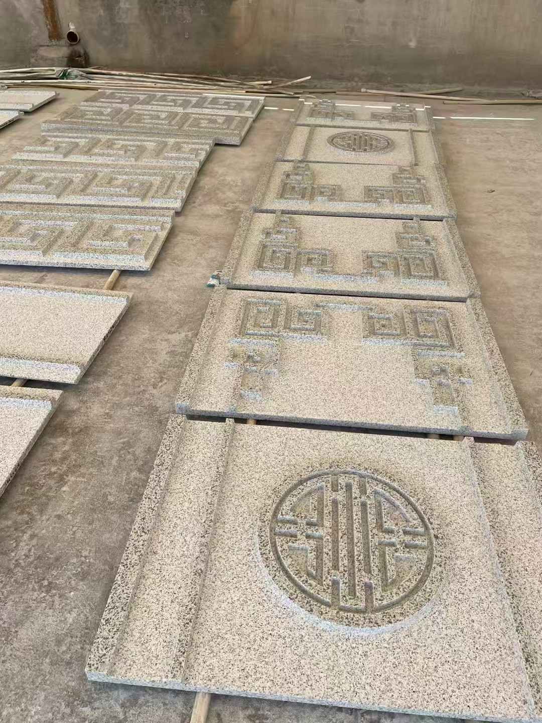 宝鸡 白麻花岗岩外墙立面雕刻板