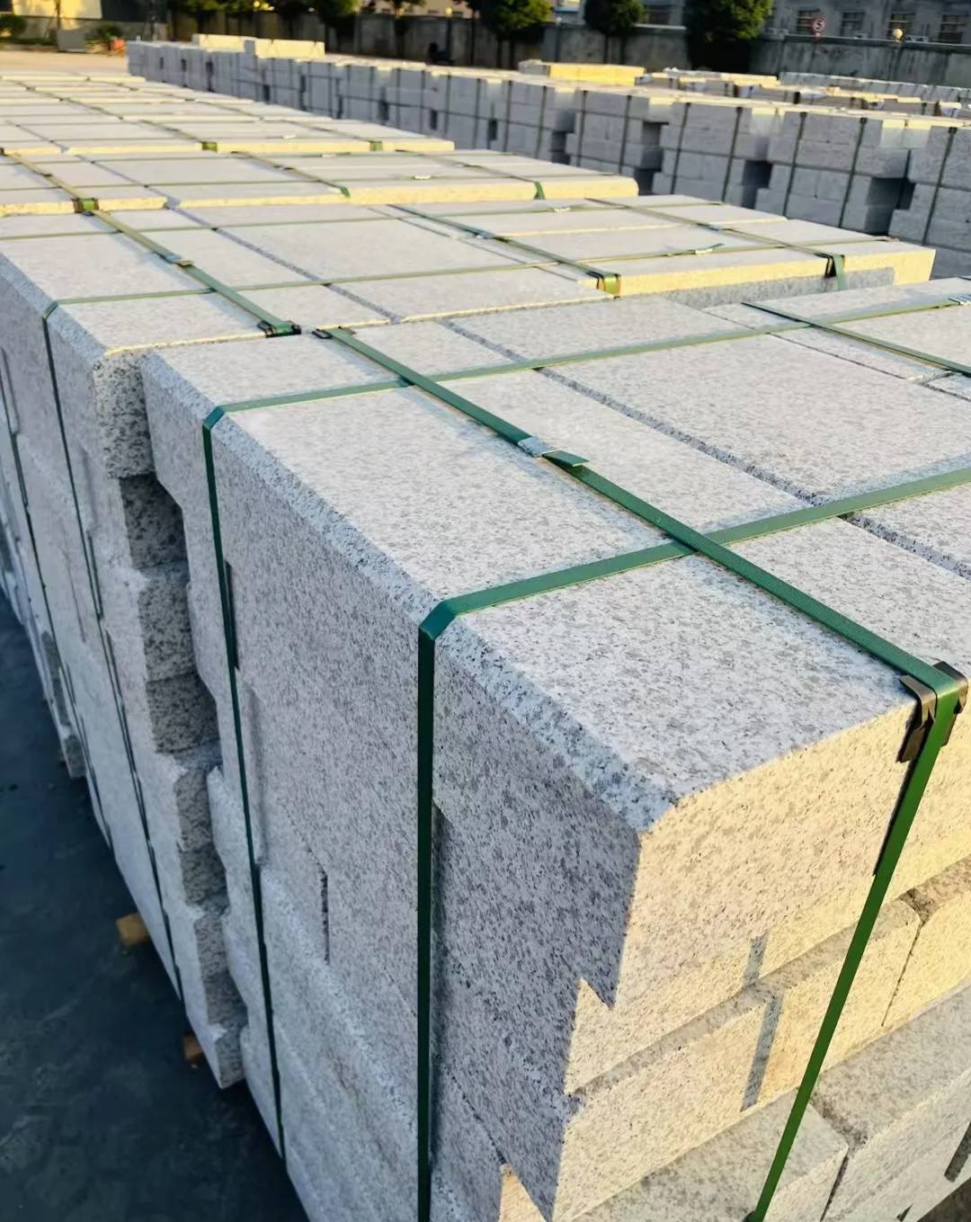 宝鸡 白麻花岗岩路沿石，马路牙子，路缘石，平石，立缘石等