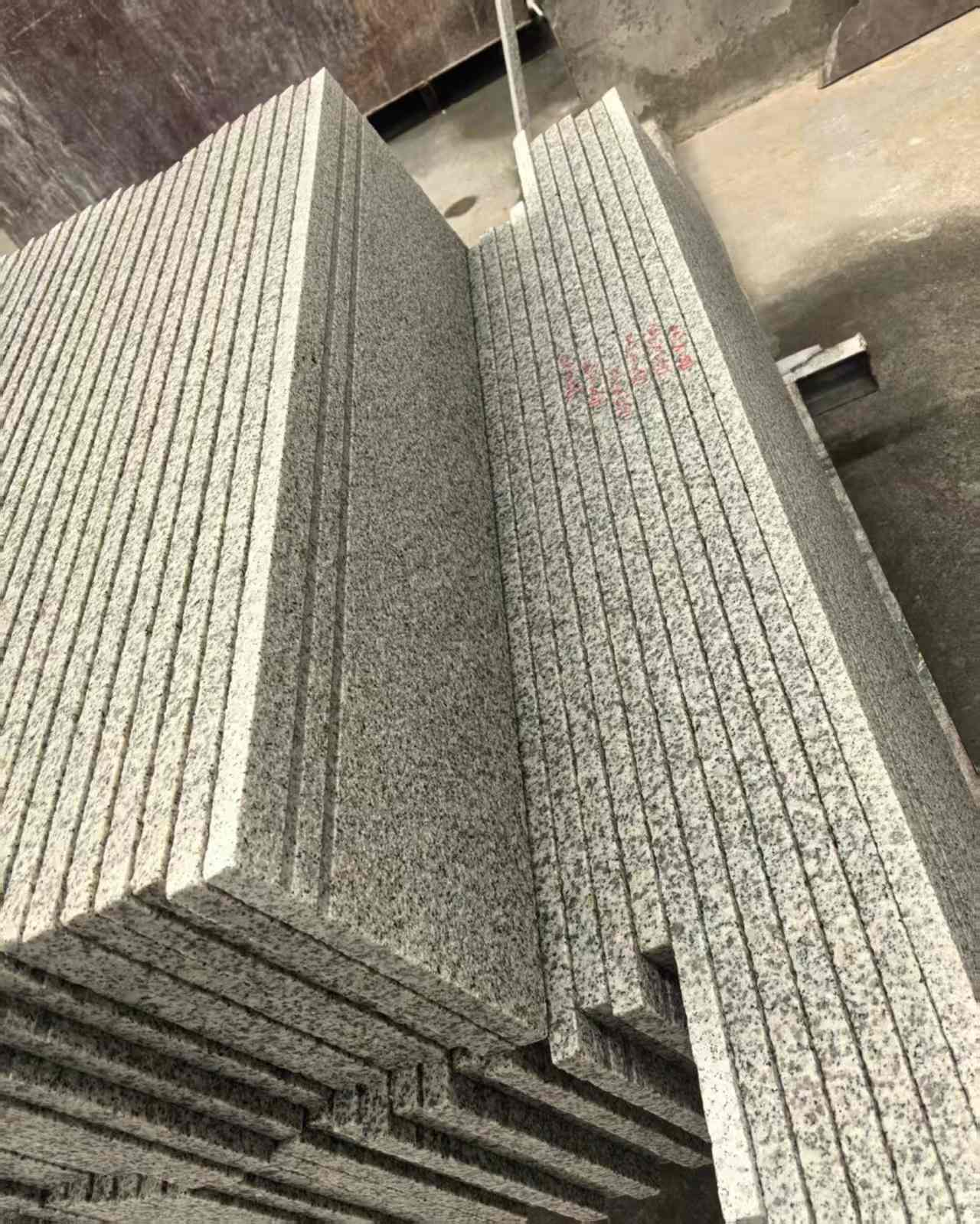 宝鸡 白麻荔枝面花岗岩楼梯踏步