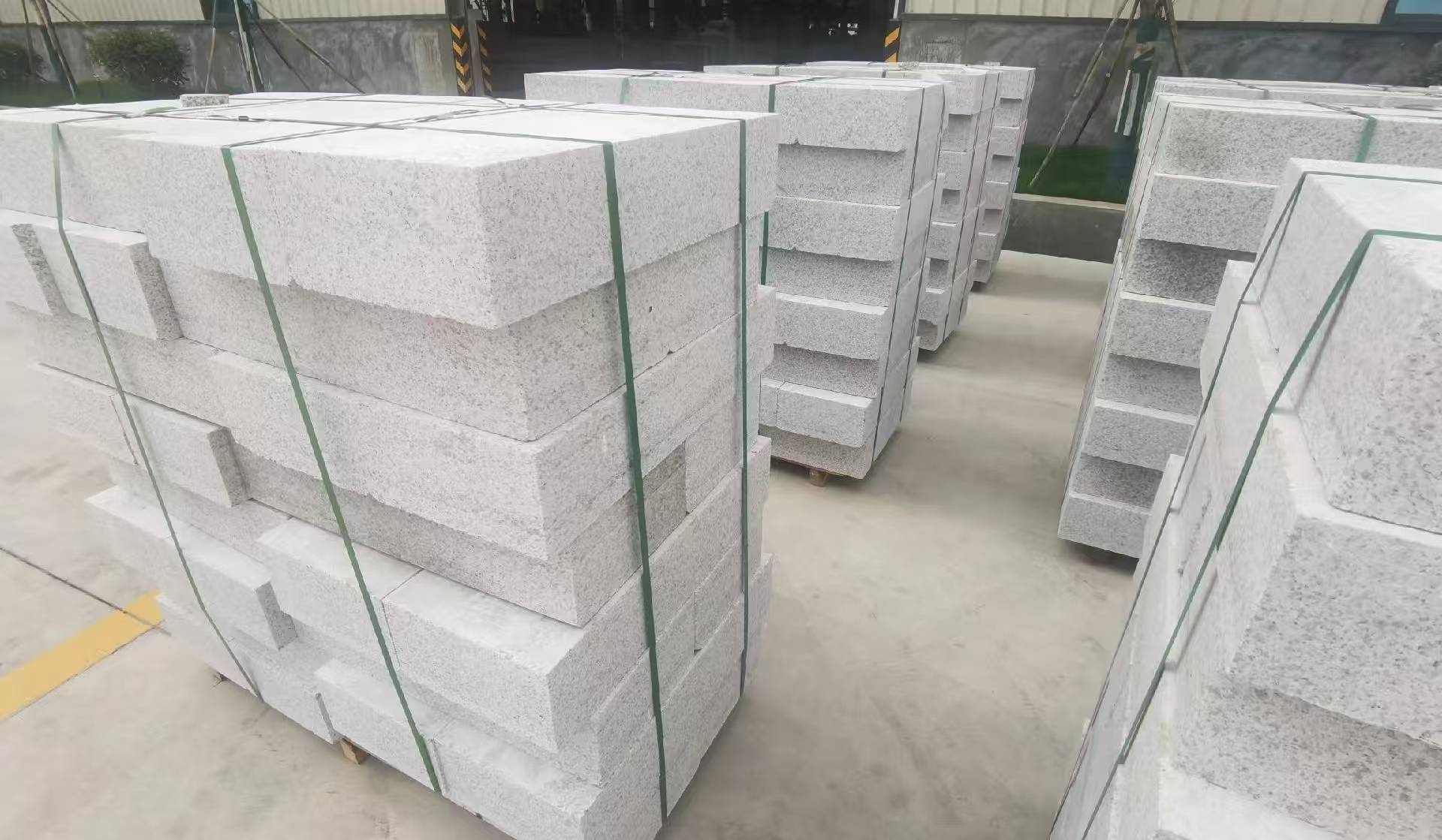 宝鸡 白麻花岗岩路沿石，立缘石，平缘石，路牙石，道牙石，马路牙子等